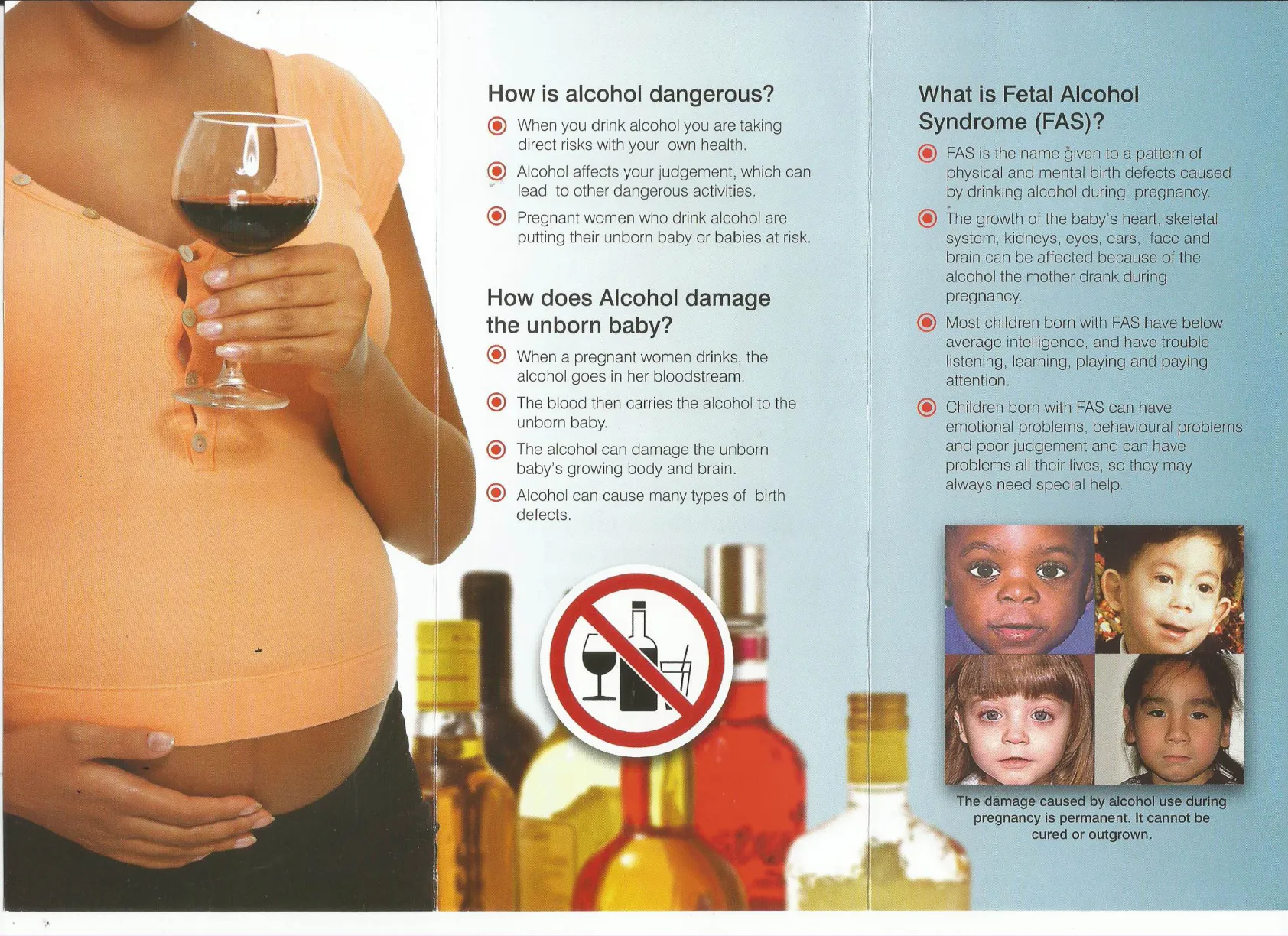 Informations sur les conséquences de l’alcool