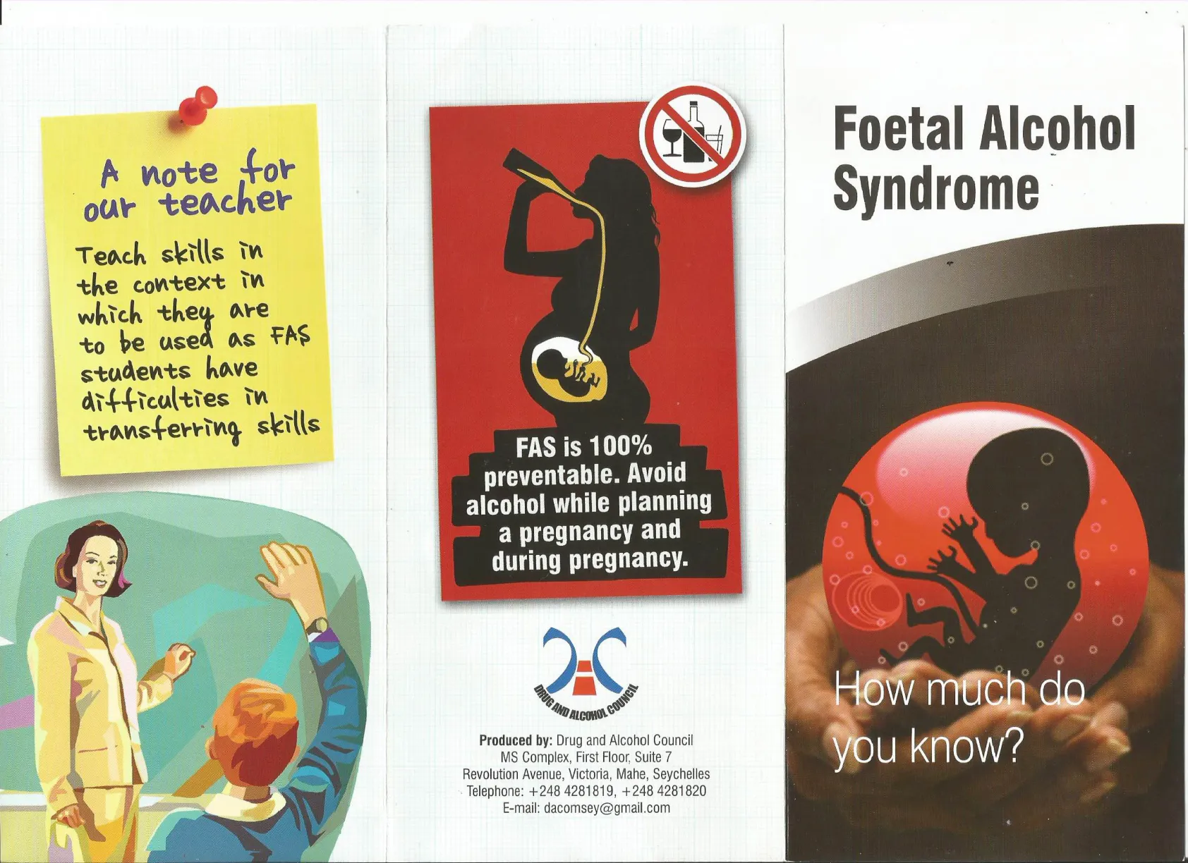 Guide enseignant sur le syndrome d’alcoolisation fœtale